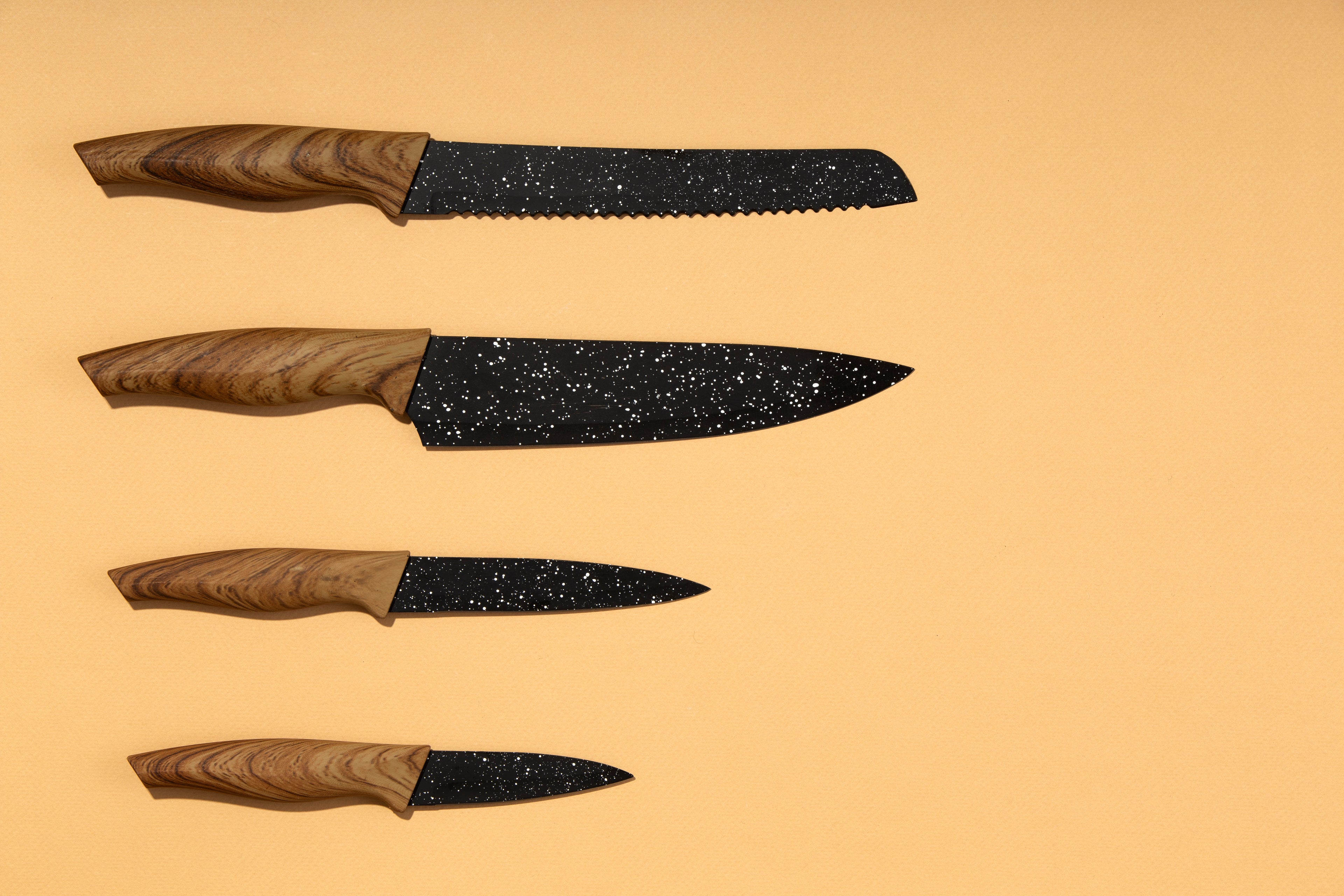 Premium Black Knife Set – Sleek & Sharp